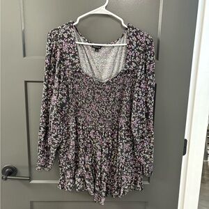Floral Long Sleeve Blouse